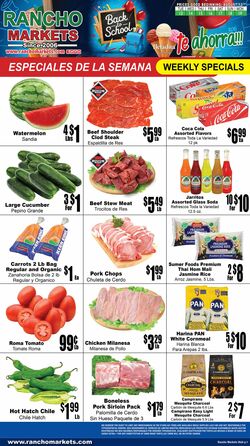 Weekly ad Rancho Markets 08/14/2024 - 08/19/2024