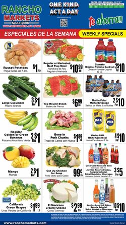 Weekly ad Rancho Markets 09/25/2024 - 09/30/2024