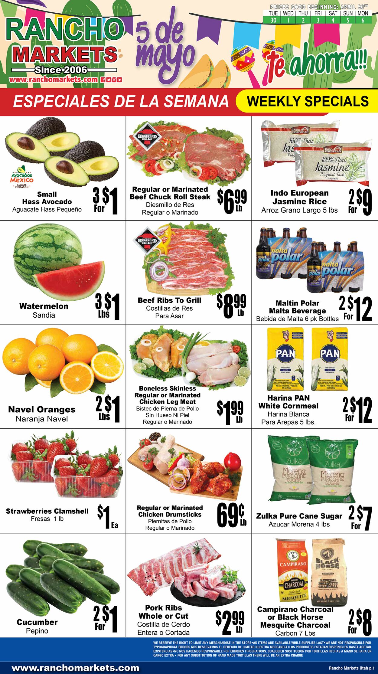 Rancho Markets Promotional weekly ads