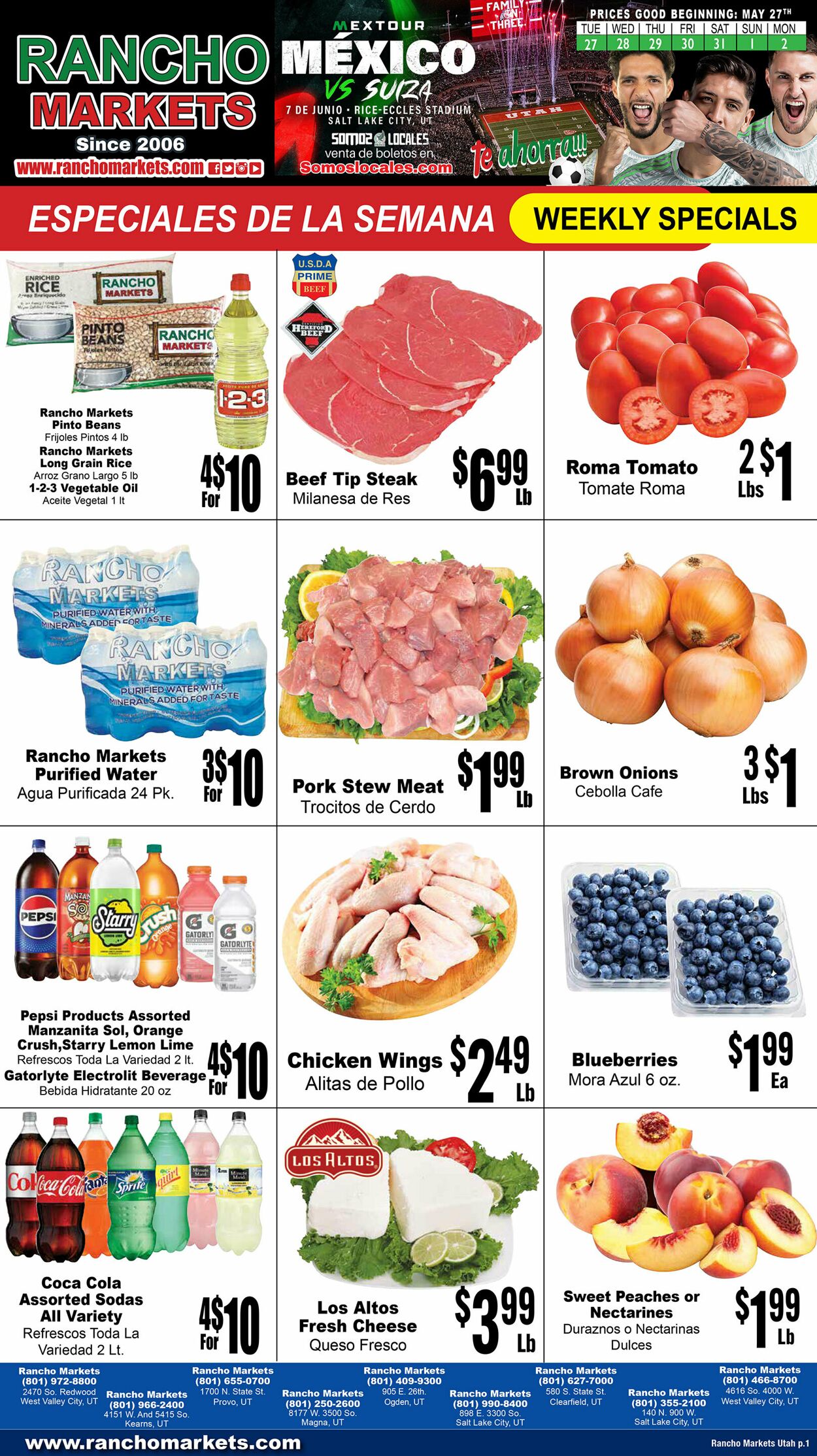 Weekly ad Rancho Markets 05/28/2025 - 06/02/2025
