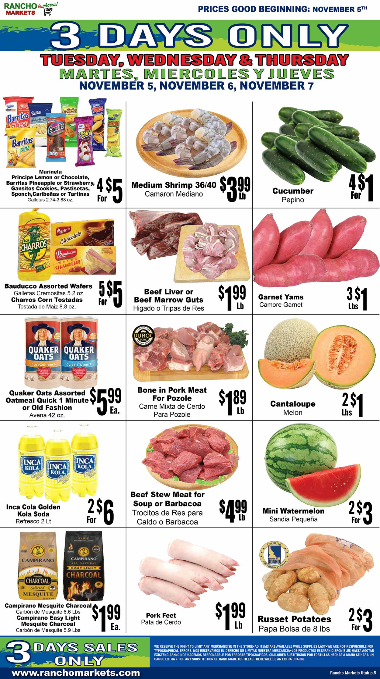 Weekly ad Rancho Markets 11/06/2024 - 11/11/2024