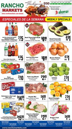 Weekly ad Rancho Markets 11/27/2024 - 12/02/2024