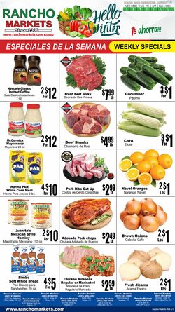 Weekly ad Rancho Markets 12/25/2024 - 12/30/2024