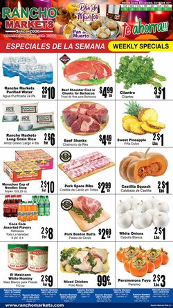 Weekly ad Rancho Markets 10/09/2024 - 10/14/2024