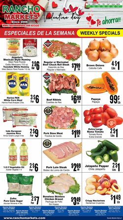 Weekly ad Rancho Markets 12/25/2024 - 12/30/2024