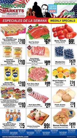 Weekly ad Rancho Markets 12/25/2024 - 12/30/2024