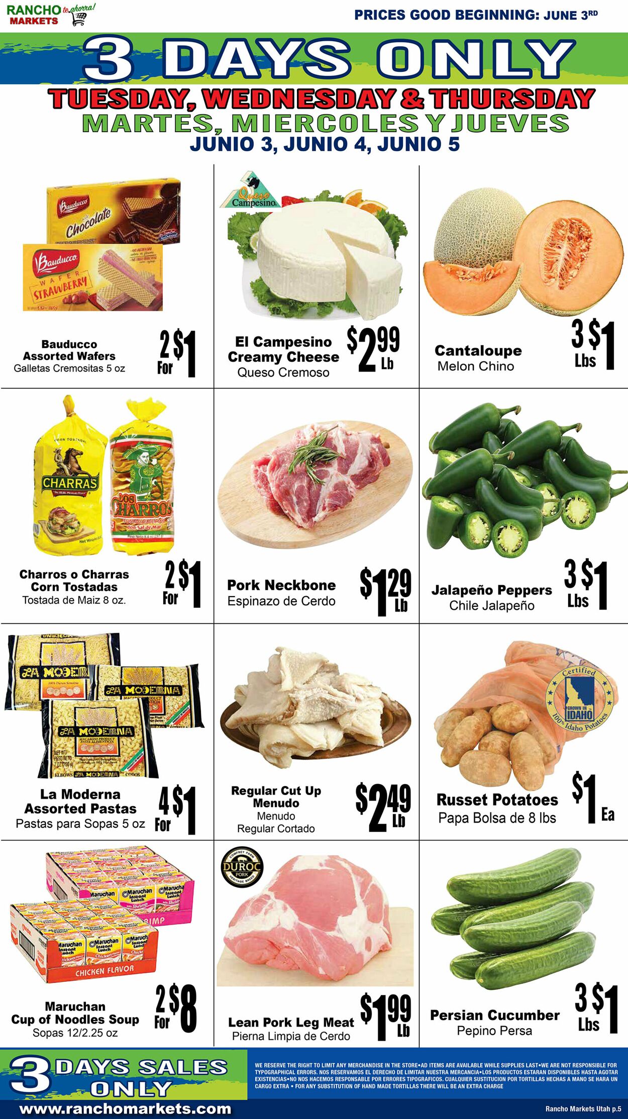 Weekly ad Rancho Markets 06/04/2025 - 06/09/2025