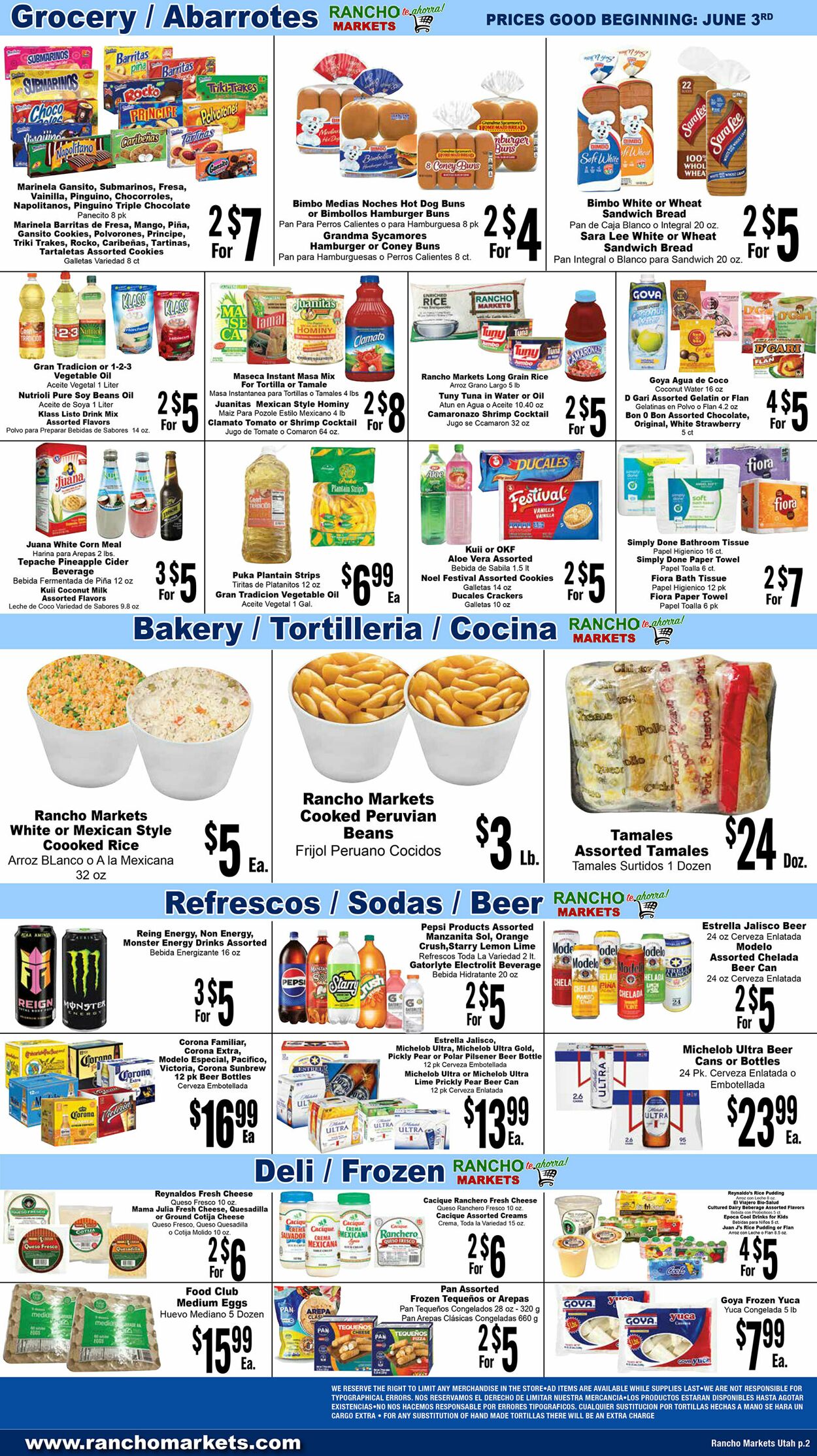 Weekly ad Rancho Markets 06/04/2025 - 06/09/2025