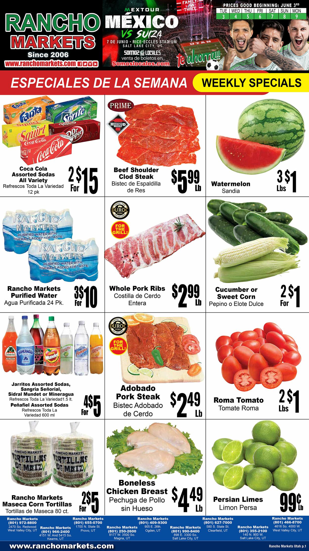 Weekly ad Rancho Markets 06/04/2025 - 06/09/2025