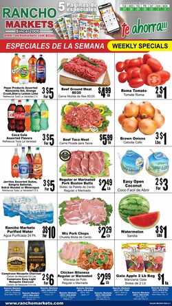 Weekly ad Rancho Markets 09/04/2024 - 09/09/2024