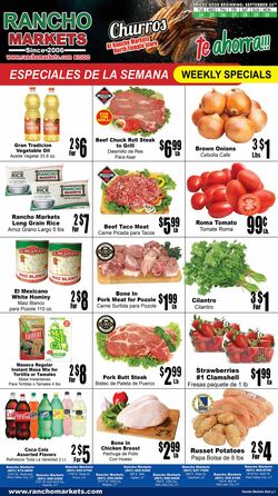 Weekly ad Rancho Markets 09/25/2024 - 09/30/2024