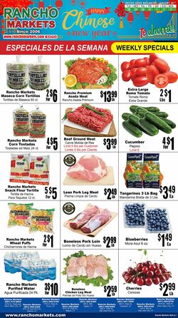 Weekly ad Rancho Markets 12/25/2024 - 12/30/2024