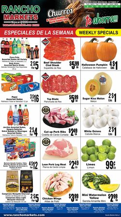 Weekly ad Rancho Markets 10/09/2024 - 10/14/2024