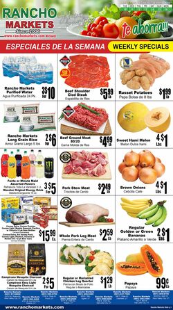 Weekly ad Rancho Markets 07/31/2024 - 08/05/2024