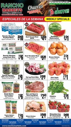 Weekly ad Rancho Markets 10/09/2024 - 10/14/2024