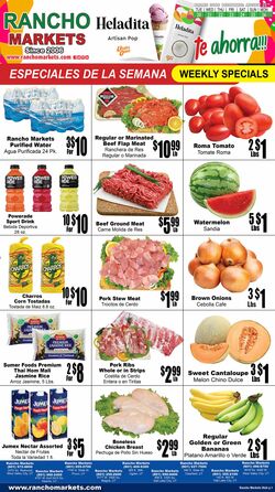 Weekly ad Rancho Markets 08/14/2024 - 08/19/2024