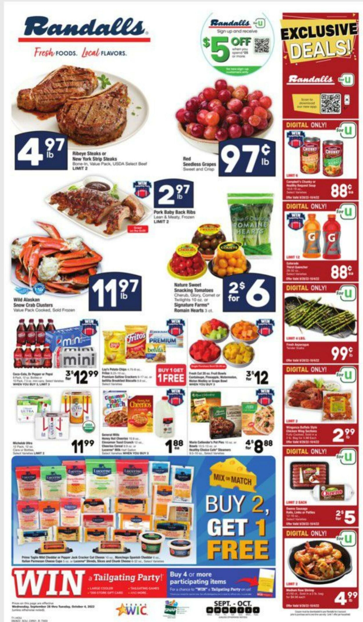 Randalls Promotional weekly ads