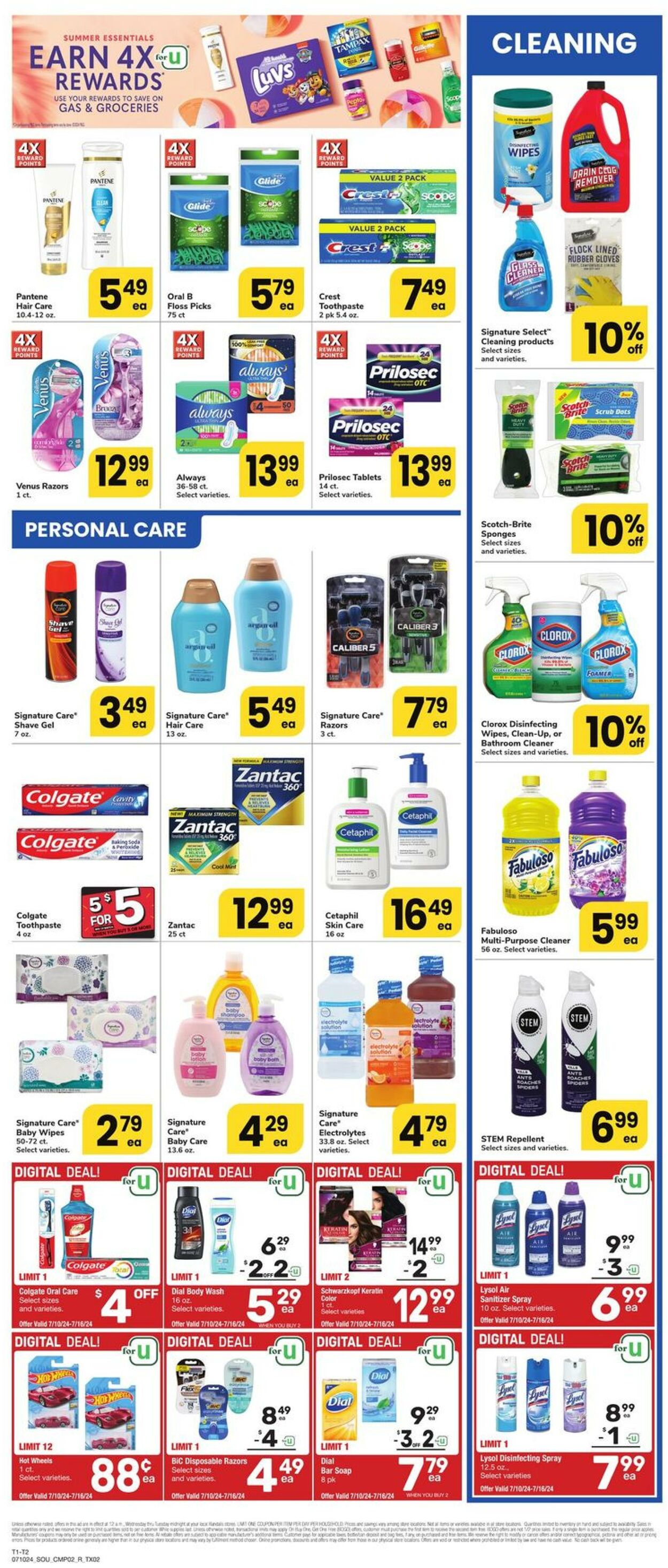 Weekly ad Randalls 07/10/2024 - 07/16/2024