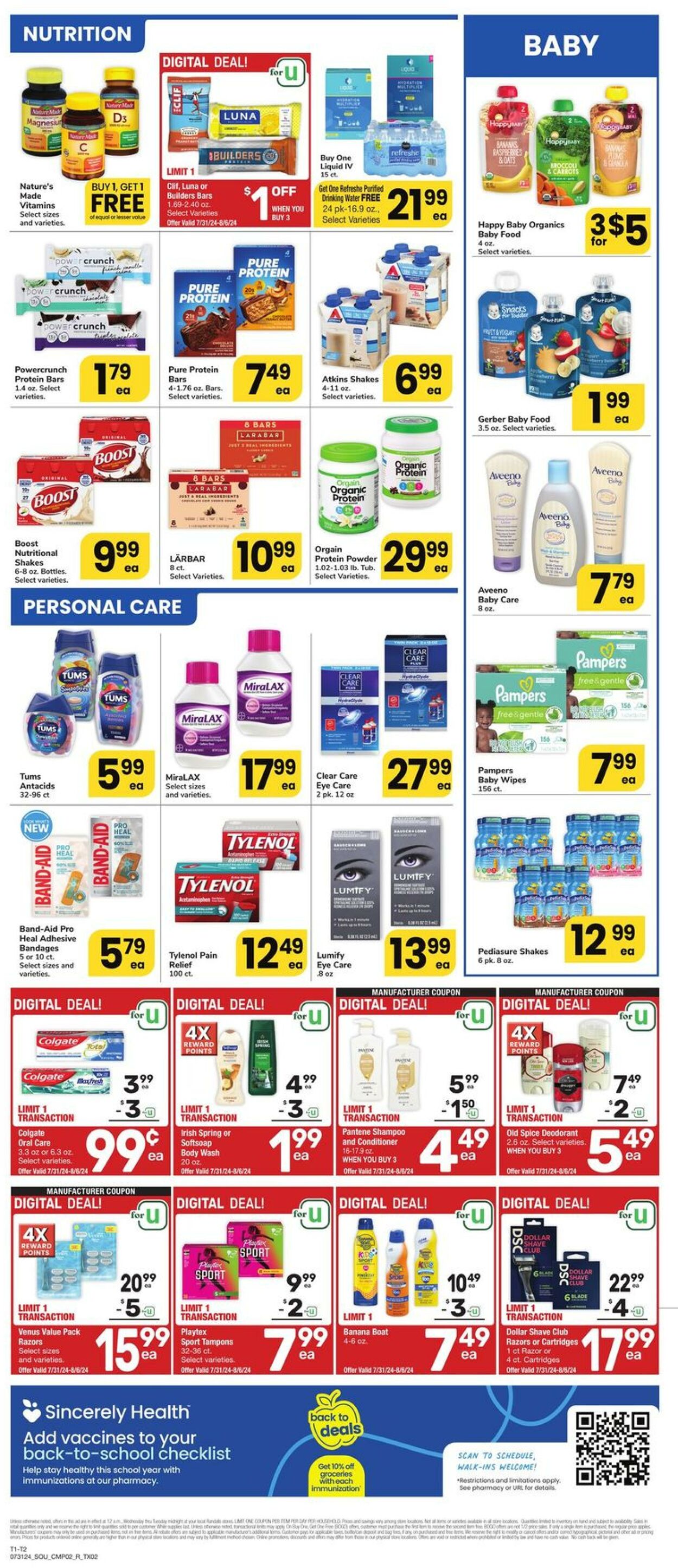 Weekly ad Randalls 07/31/2024 - 08/06/2024