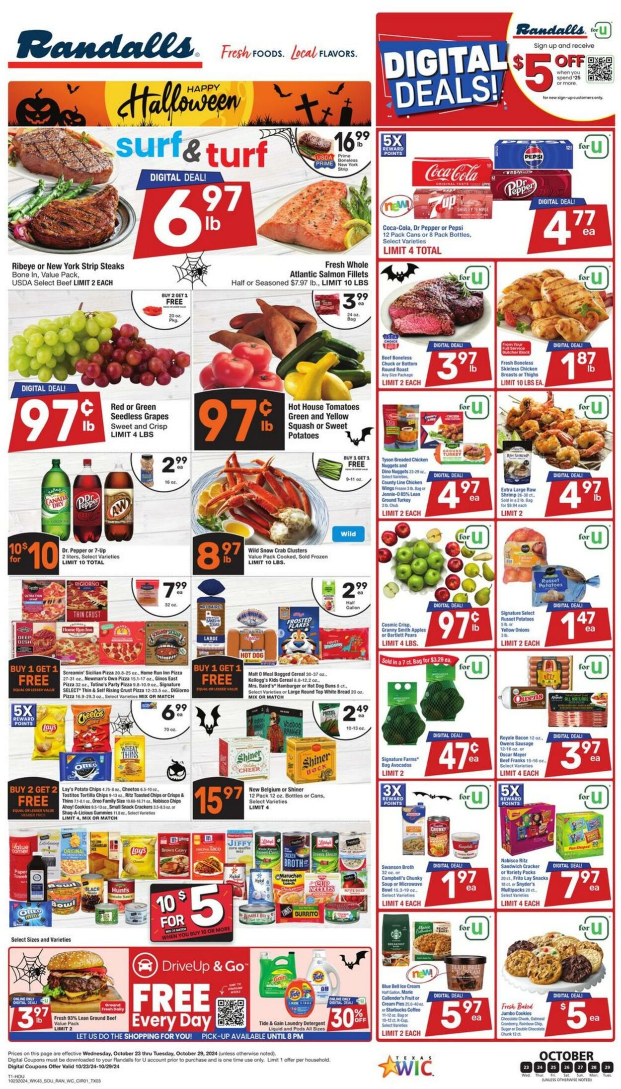 Weekly ad Randalls 10/23/2024 - 10/29/2024