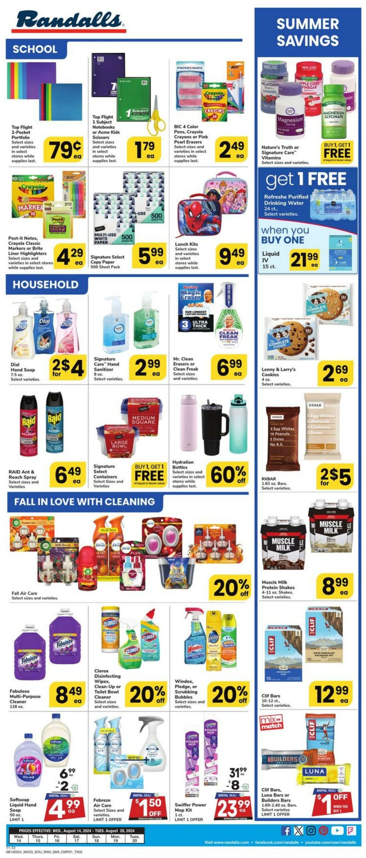 Weekly ad Randalls 08/14/2024 - 08/20/2024