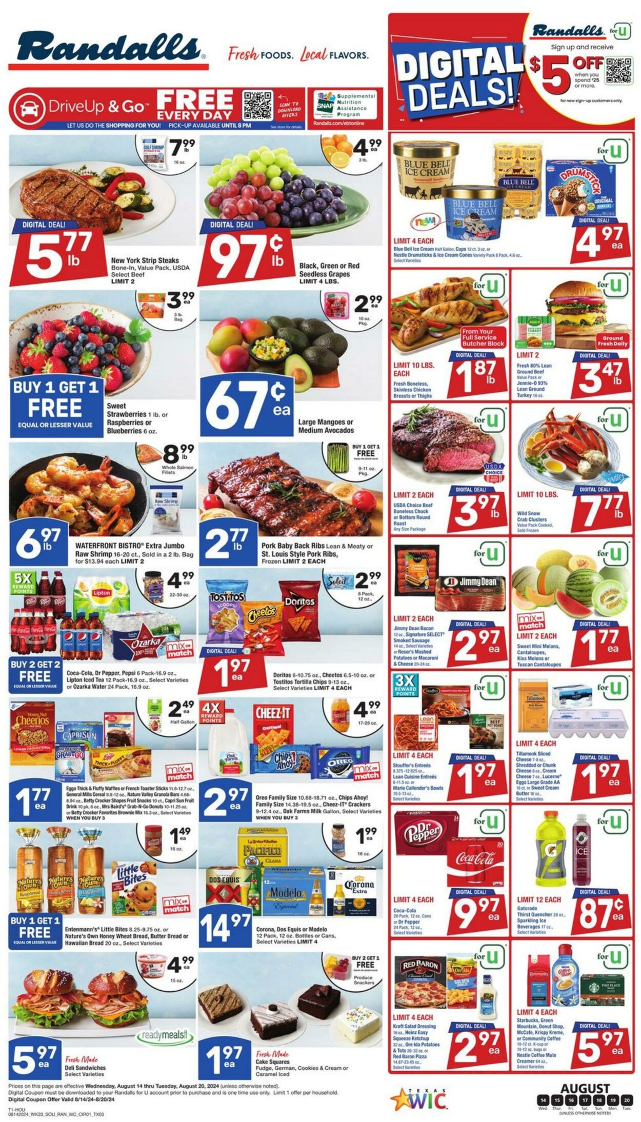 Weekly ad Randalls 08/14/2024 - 08/20/2024