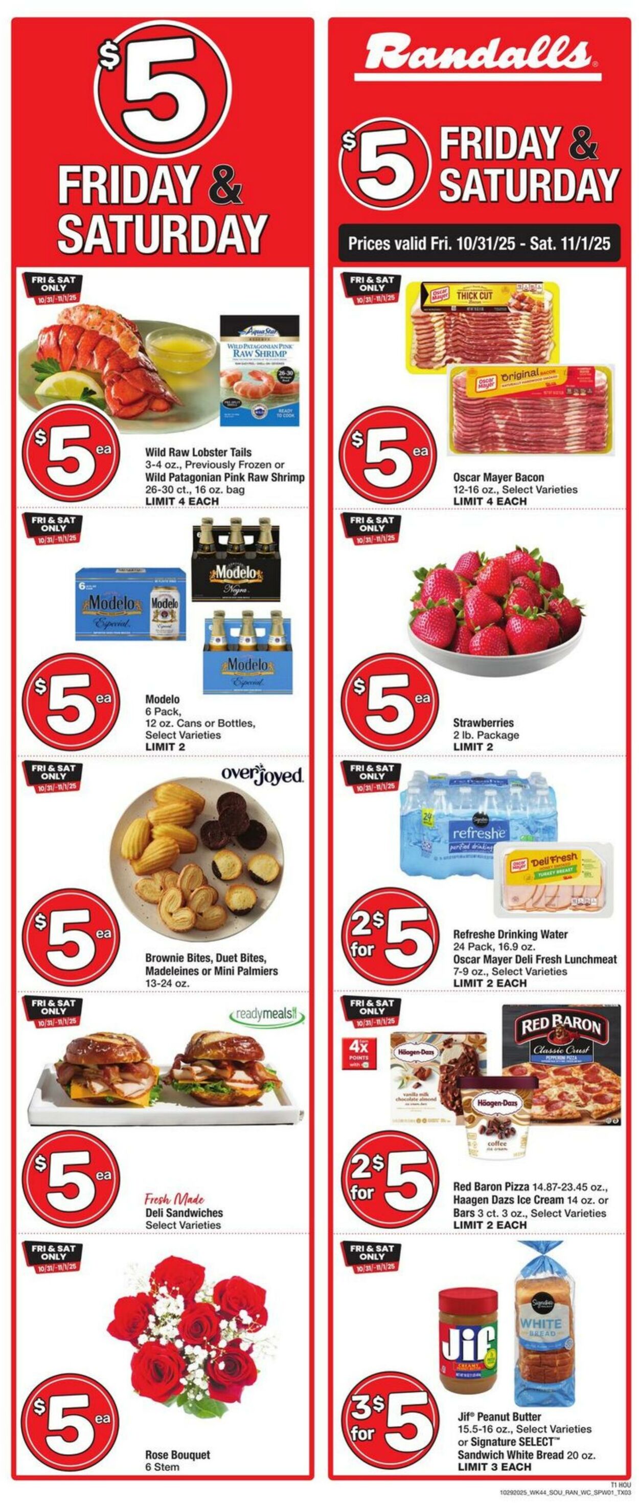 Weekly ad Randalls 10/29/2025 - 11/04/2025