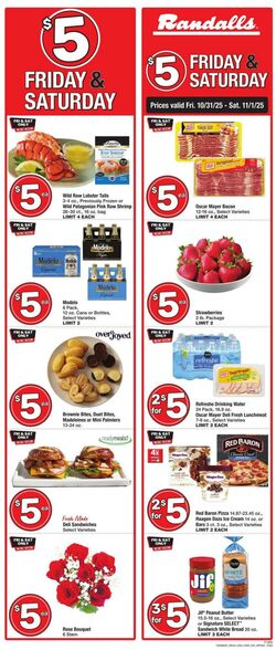 Weekly ad Randalls 10/29/2025 - 11/04/2025