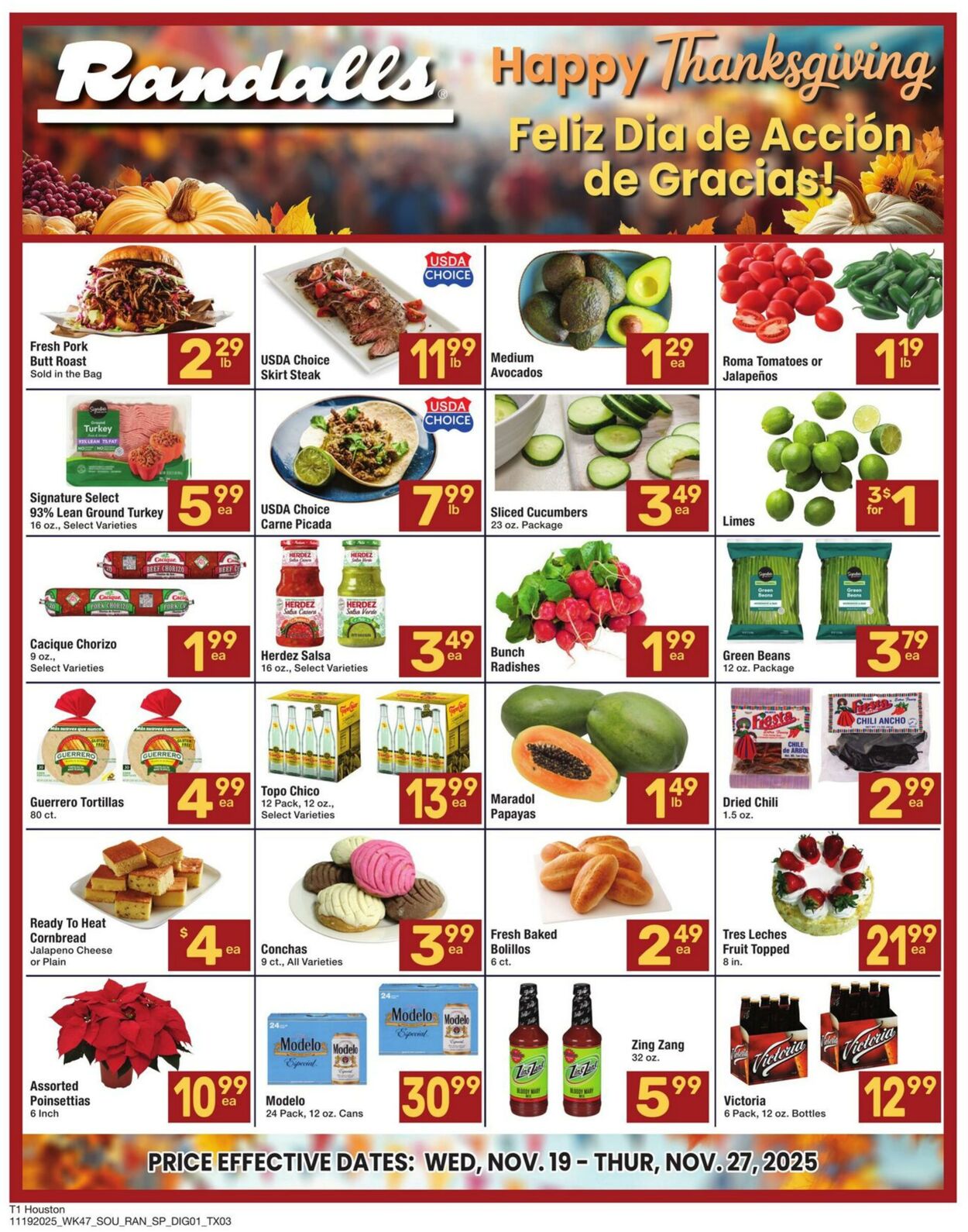 Weekly ad Randalls 11/19/2025 - 11/27/2025