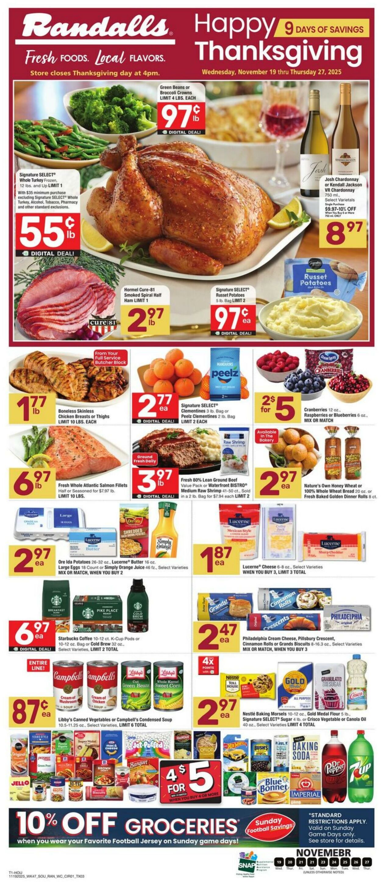 Weekly ad Randalls 11/19/2025 - 11/27/2025