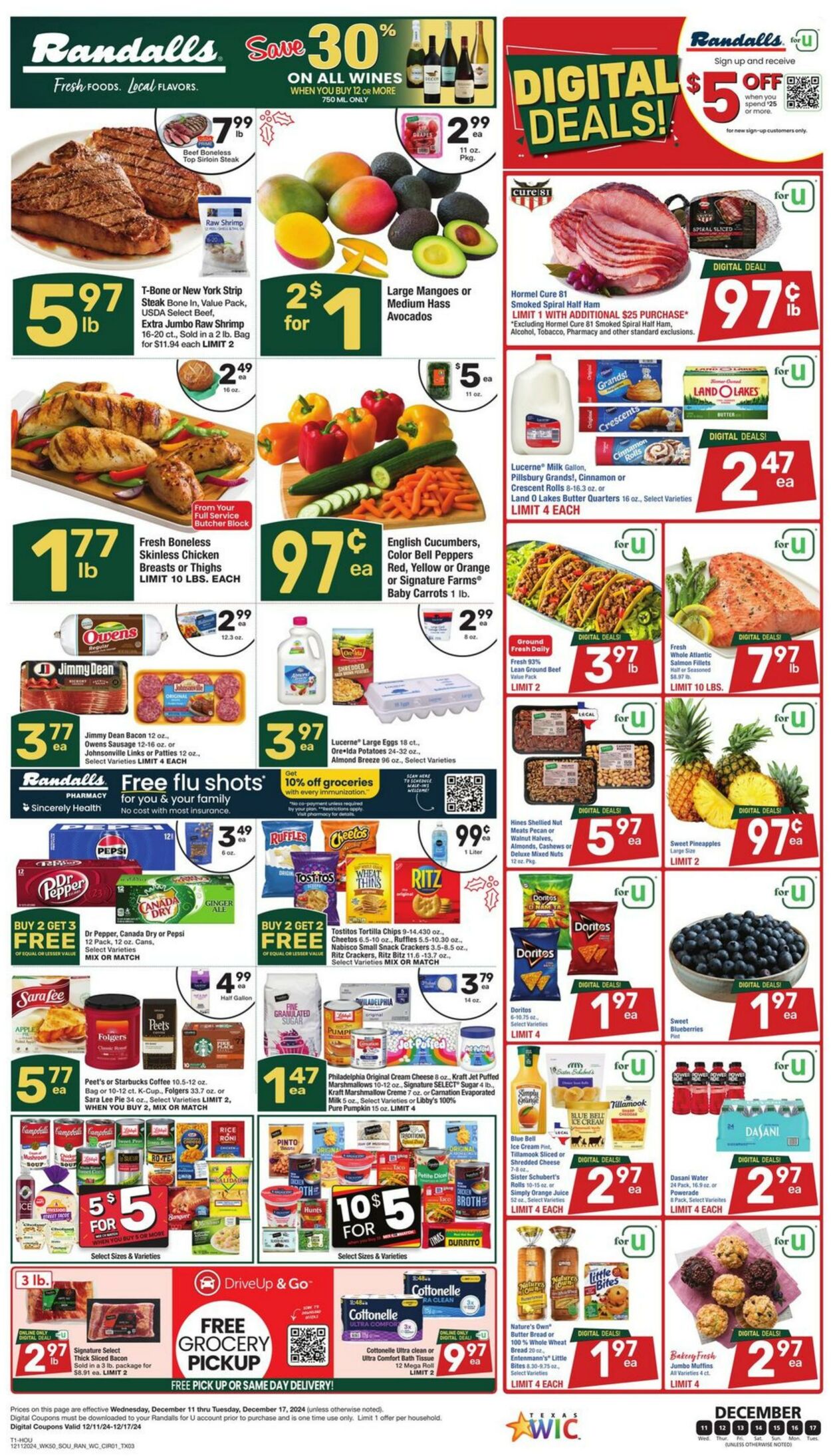 Weekly ad Randalls 12/11/2024 - 12/17/2024