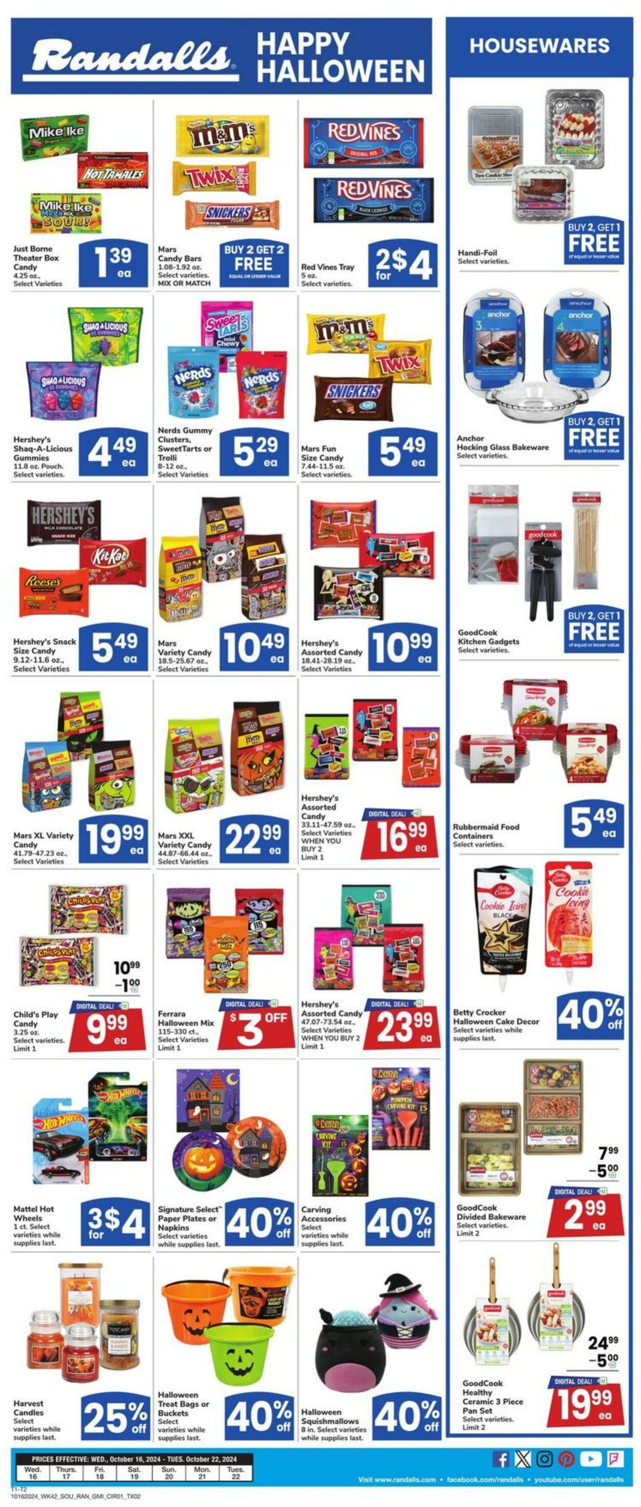 Weekly ad Randalls 10/16/2024 - 10/22/2024