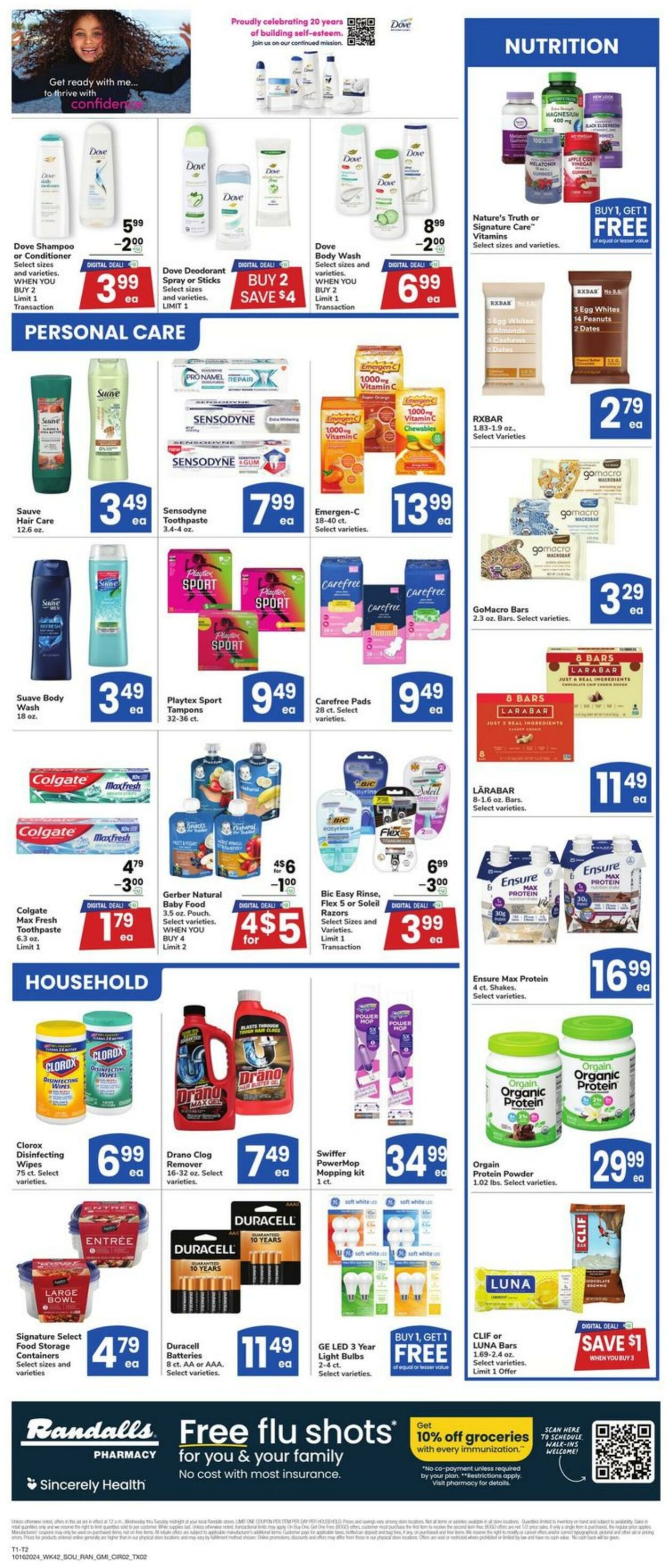 Weekly ad Randalls 10/16/2024 - 10/22/2024