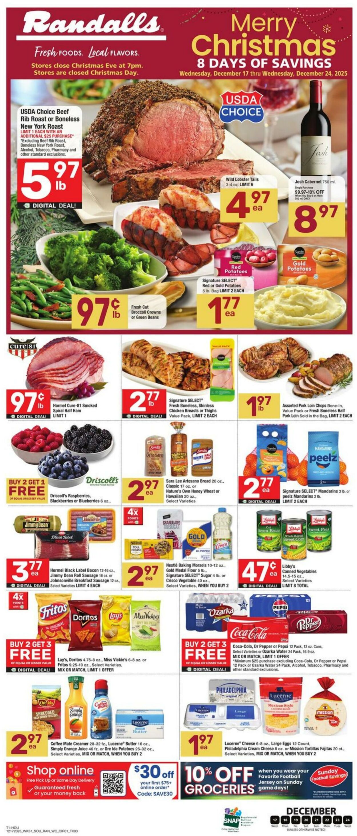 Weekly ad Randalls 12/17/2025 - 12/24/2025