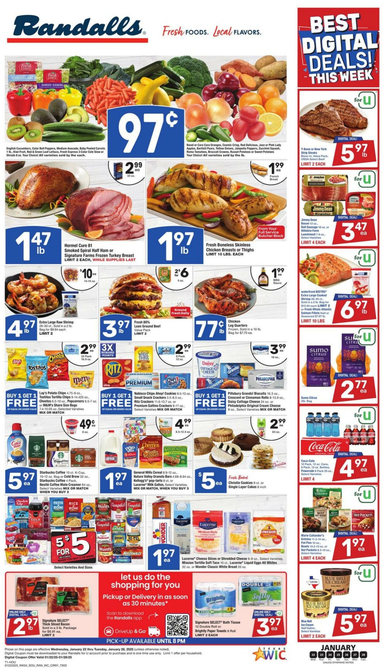 Weekly ad Randalls 01/22/2025 - 01/28/2025