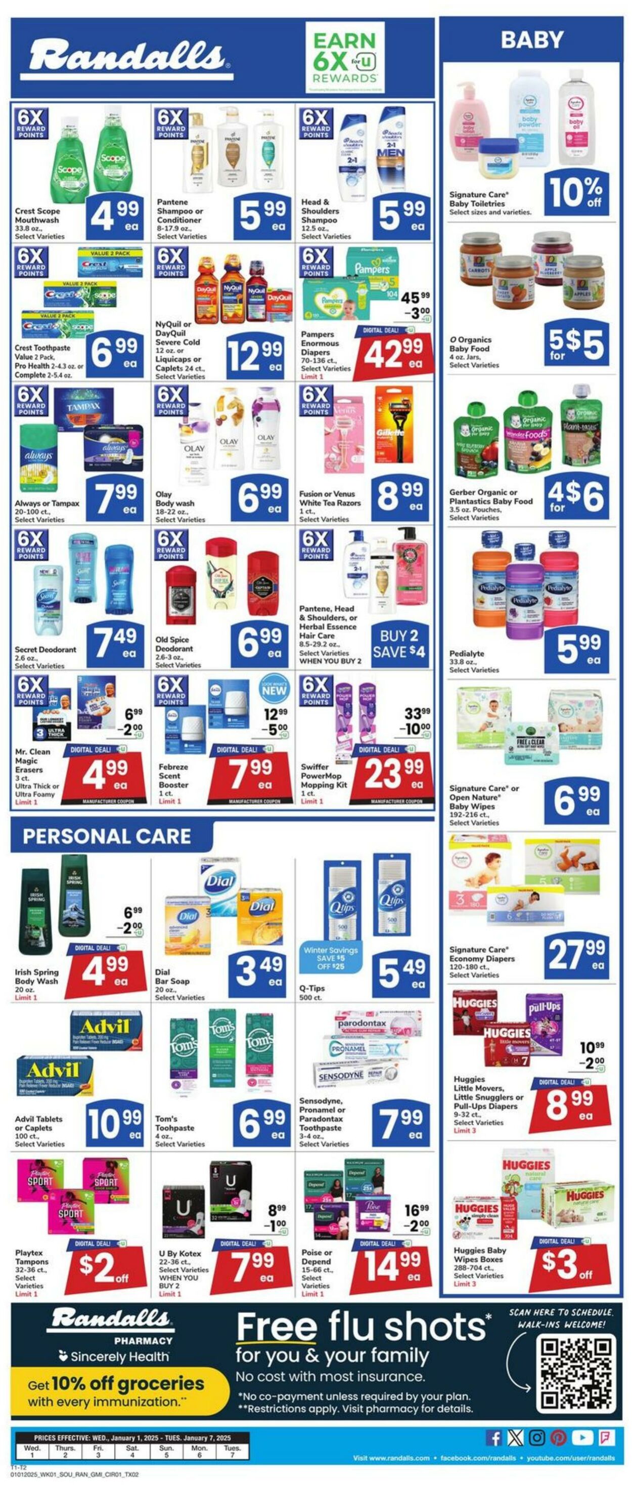 Weekly ad Randalls 01/01/2025 - 01/07/2025