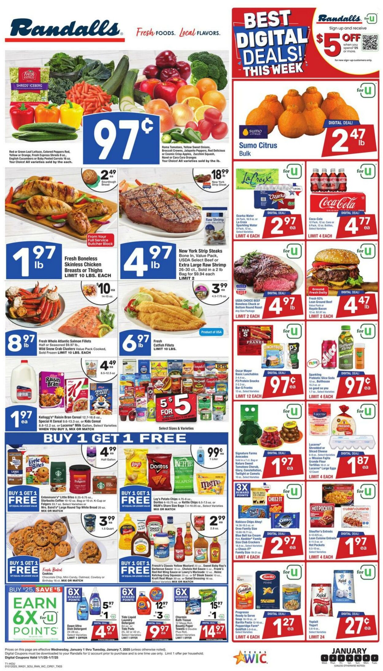 Weekly ad Randalls 01/01/2025 - 01/07/2025