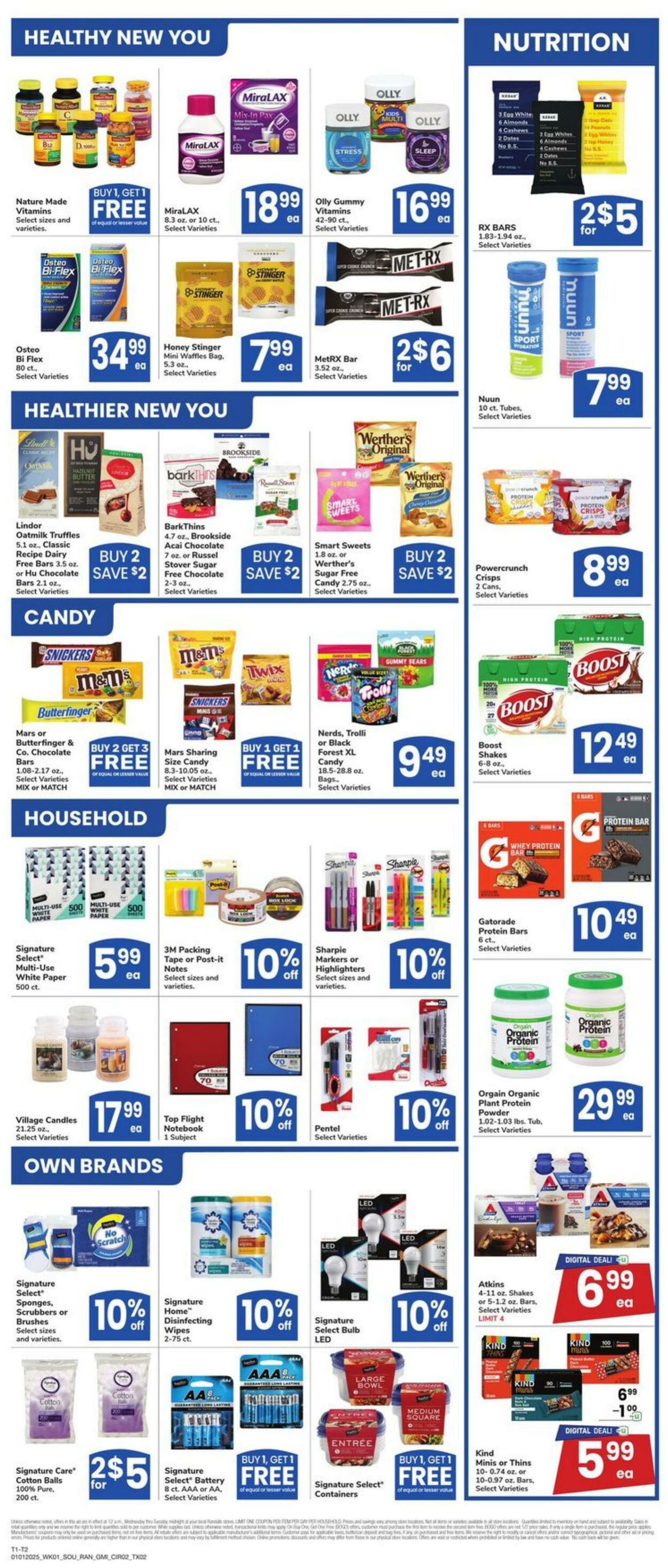 Weekly ad Randalls 01/01/2025 - 01/07/2025