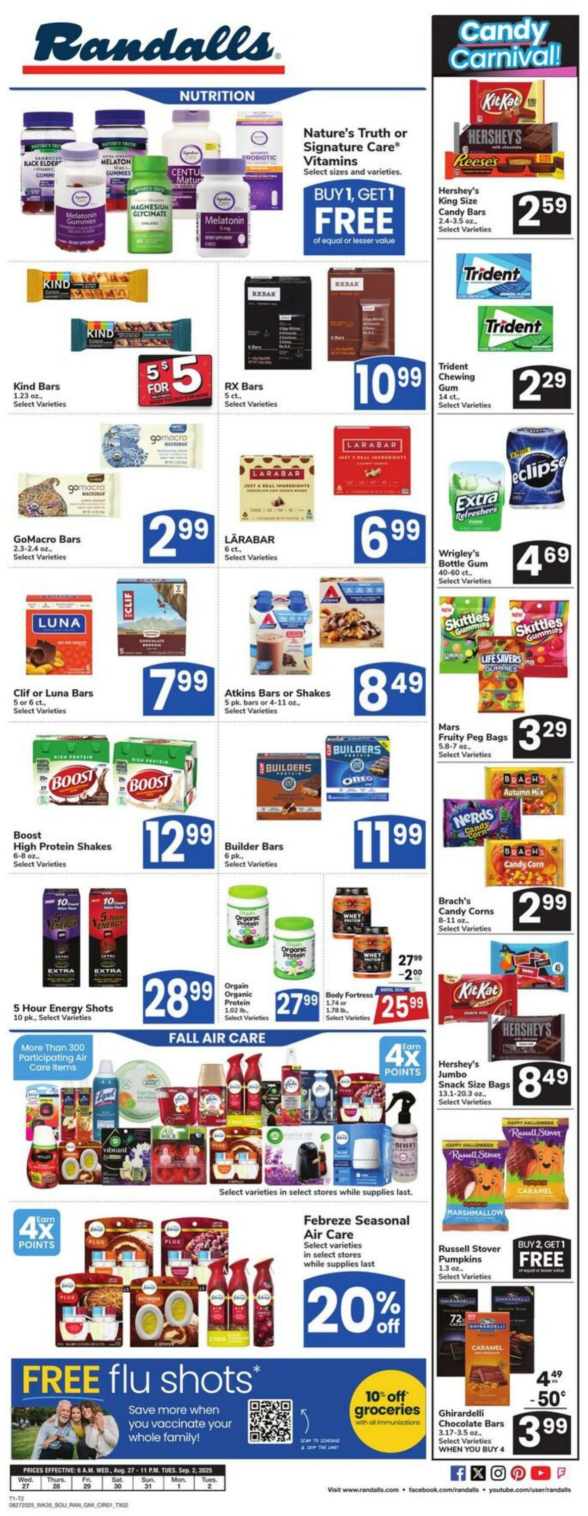 Weekly ad Randalls 08/27/2025 - 09/02/2025