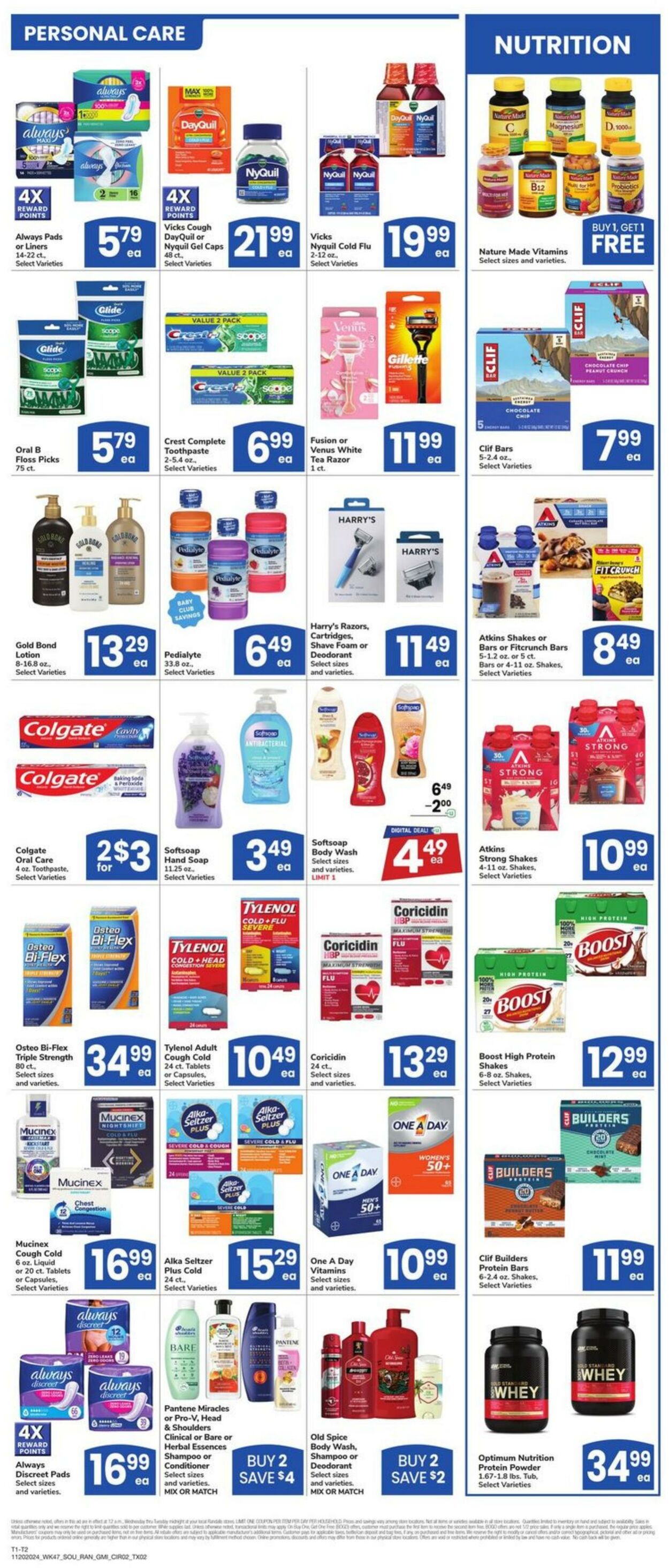 Weekly ad Randalls 11/20/2024 - 11/28/2024