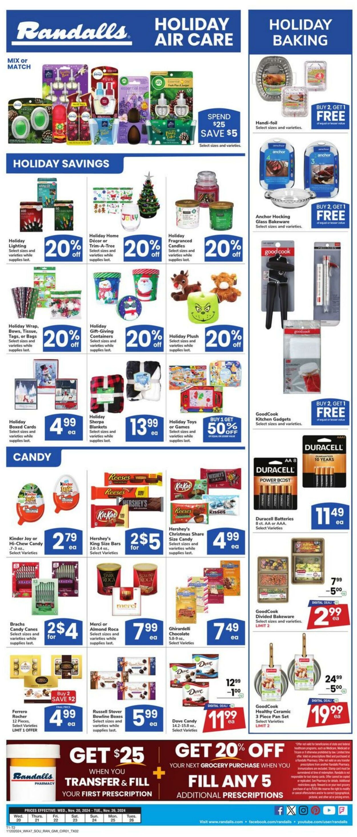 Weekly ad Randalls 11/20/2024 - 11/28/2024