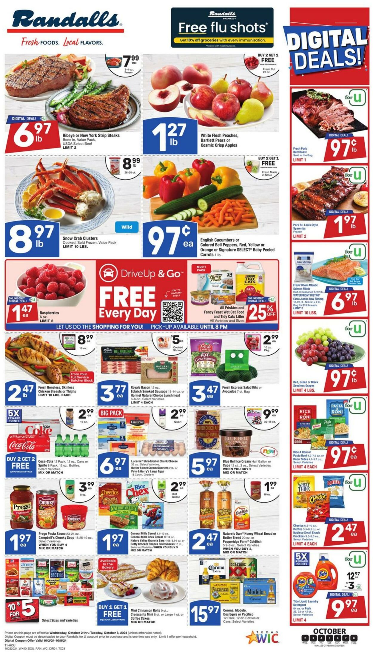 Weekly ad Randalls 10/02/2024 - 10/08/2024