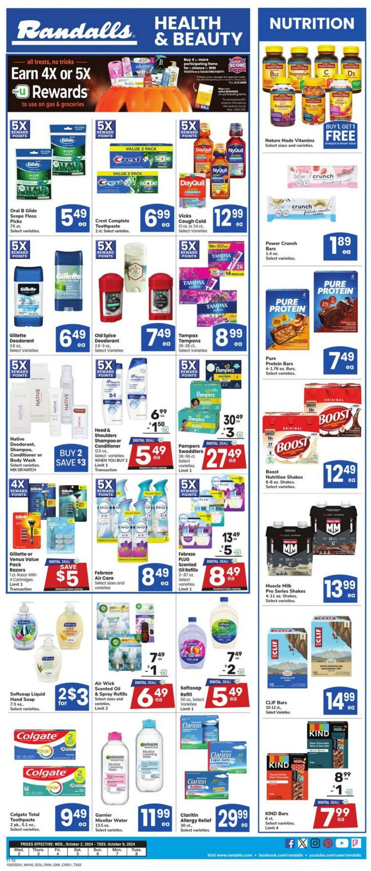 Weekly ad Randalls 10/02/2024 - 10/08/2024