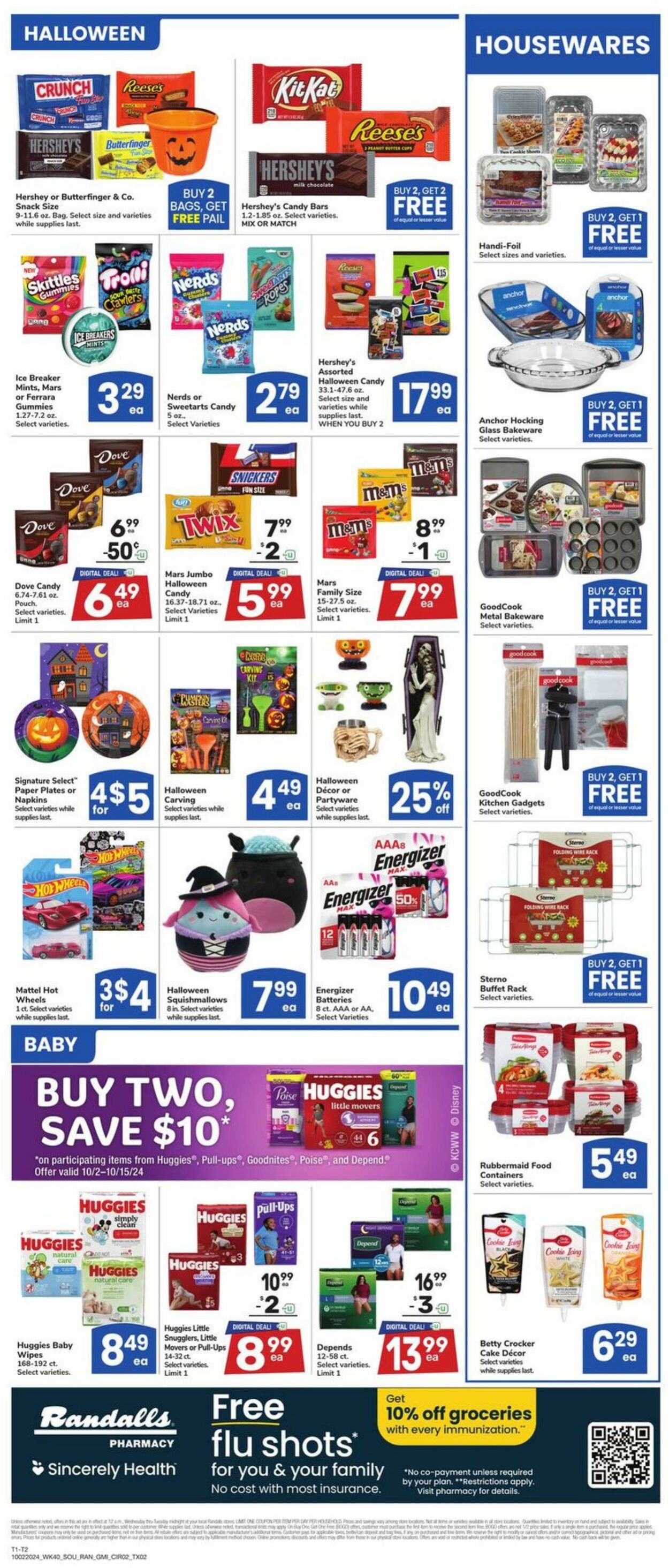 Weekly ad Randalls 10/02/2024 - 10/08/2024