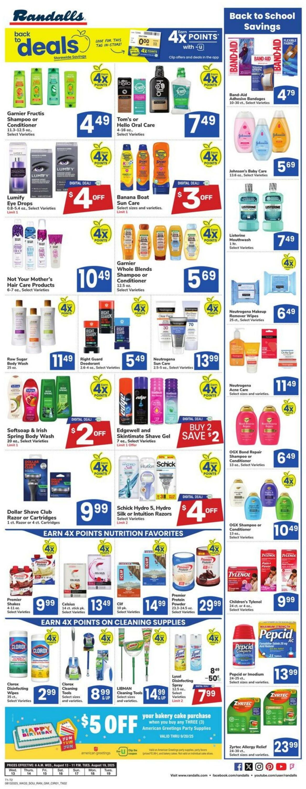 Weekly ad Randalls 08/13/2025 - 08/19/2025