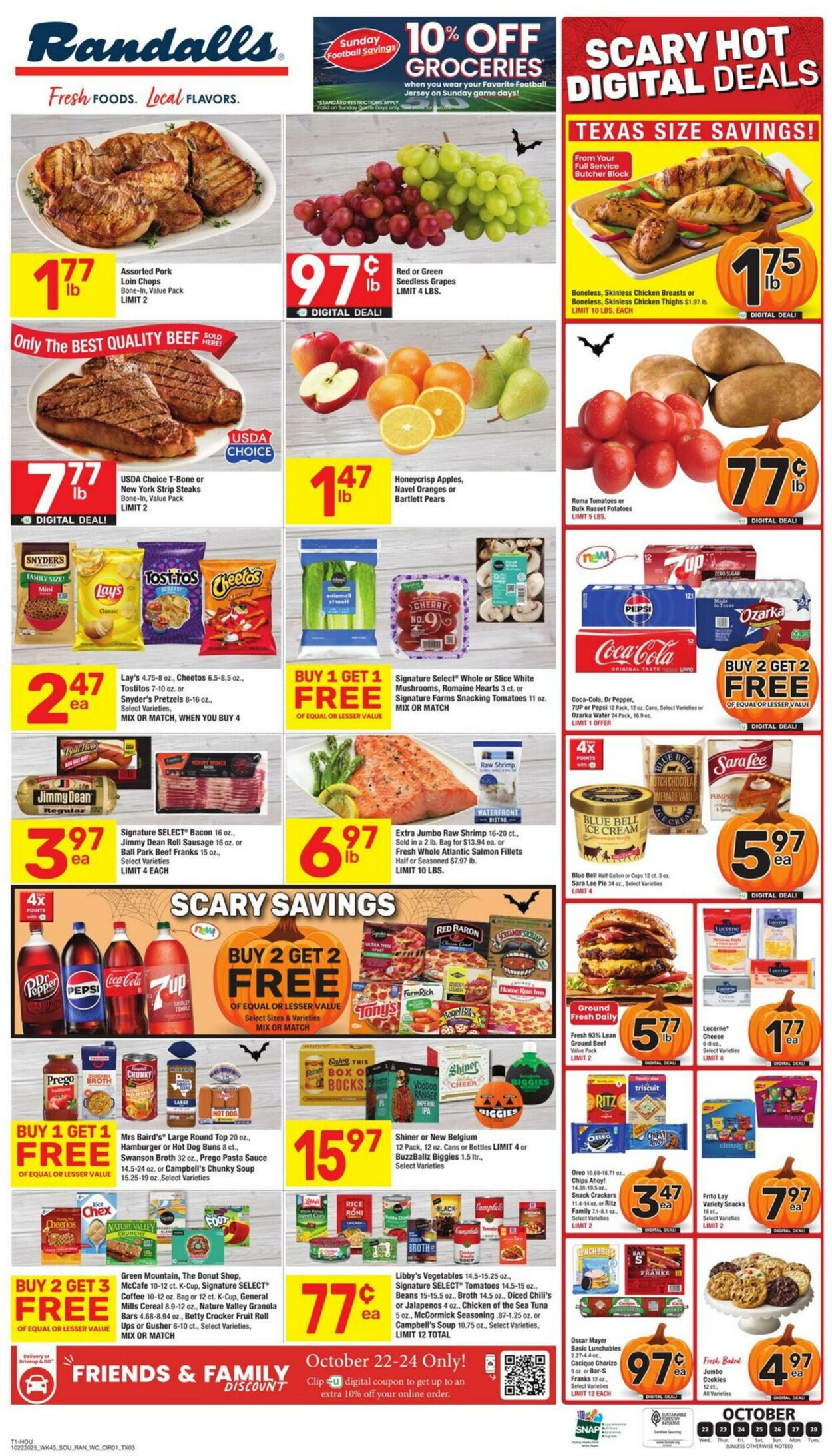 Weekly ad Randalls 10/22/2025 - 10/28/2025