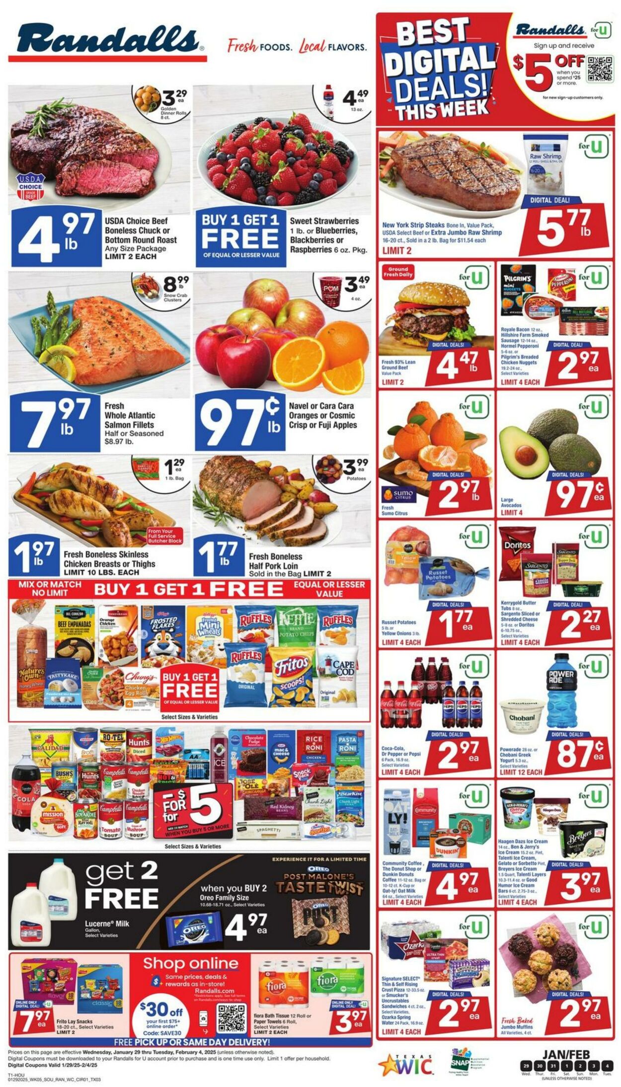 Weekly ad Randalls 01/29/2025 - 02/04/2025