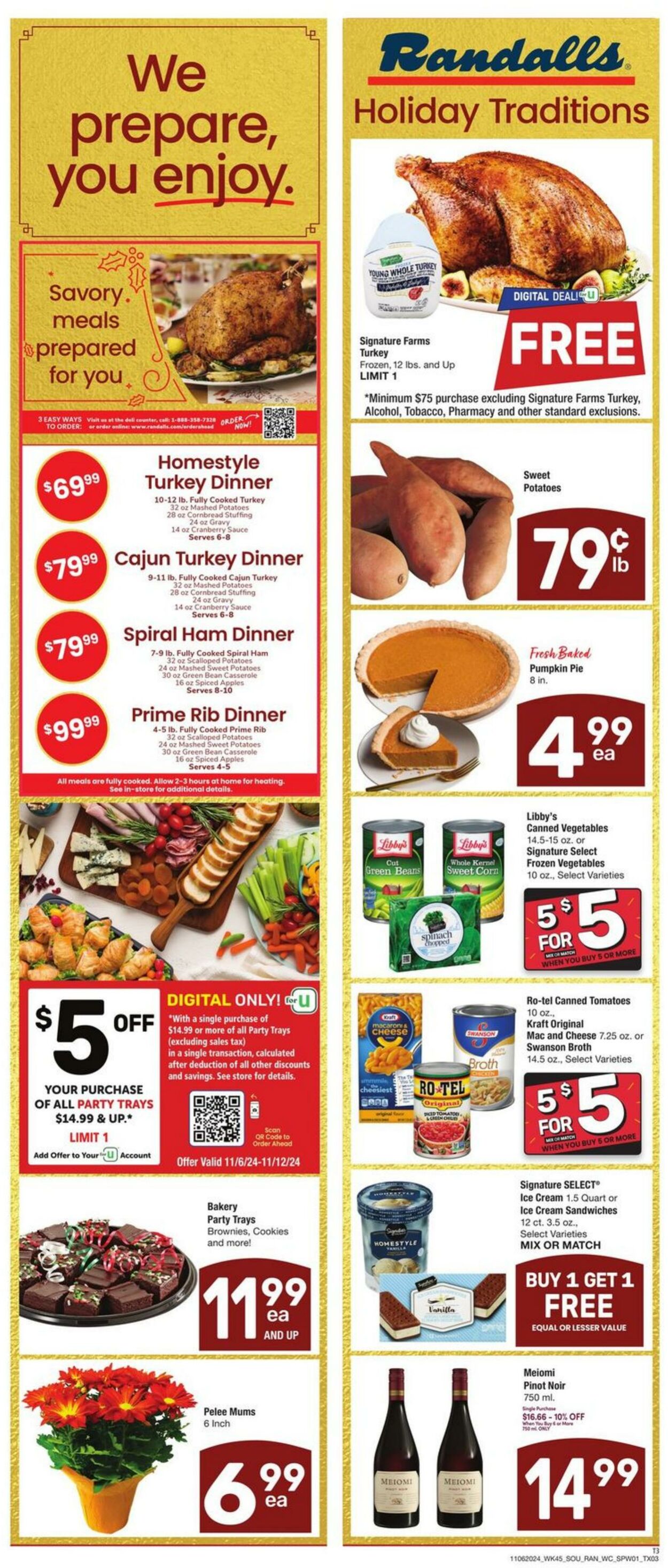 Weekly ad Randalls 11/06/2024 - 11/12/2024