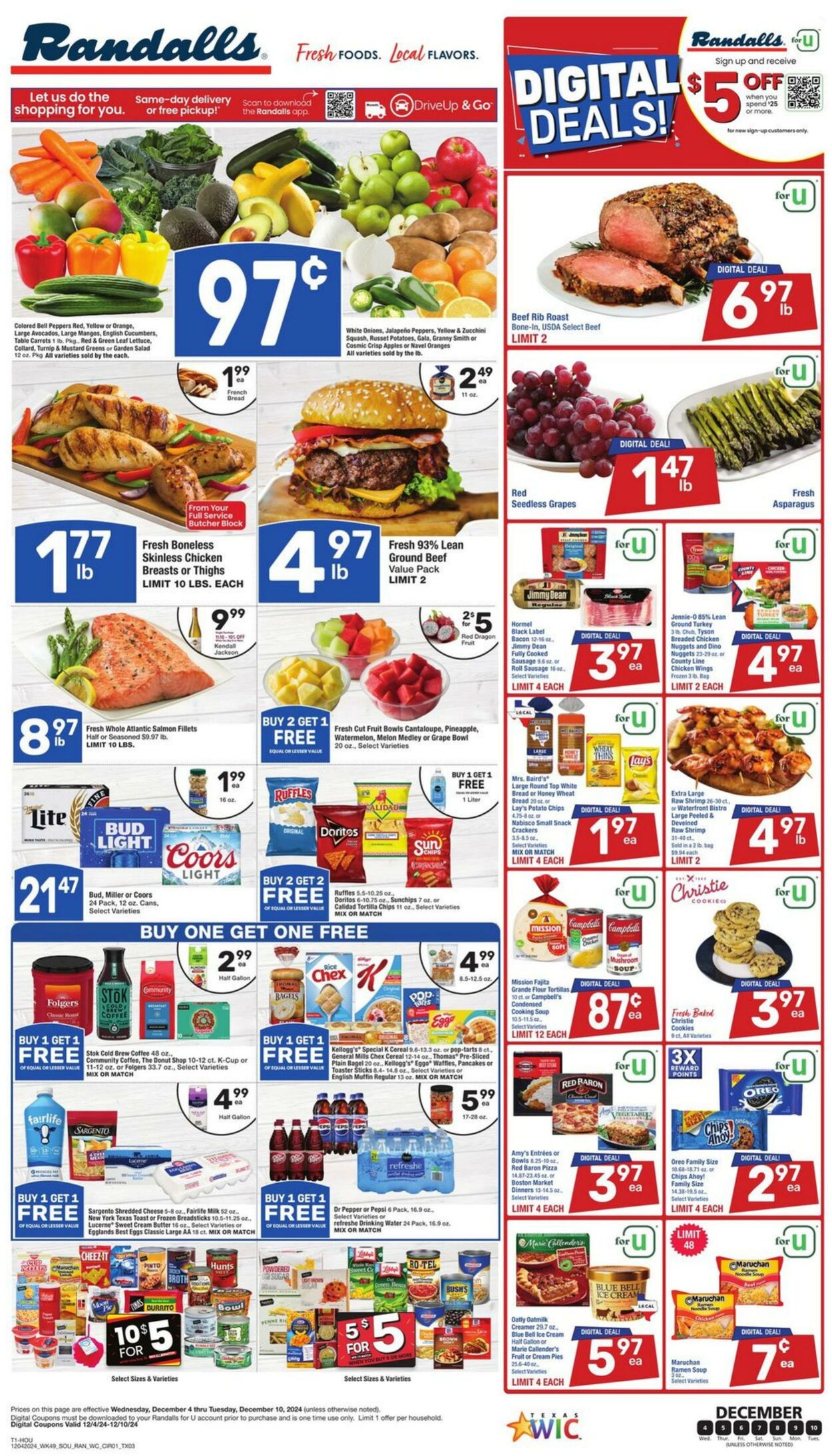 Weekly ad Randalls 12/04/2024 - 12/10/2024