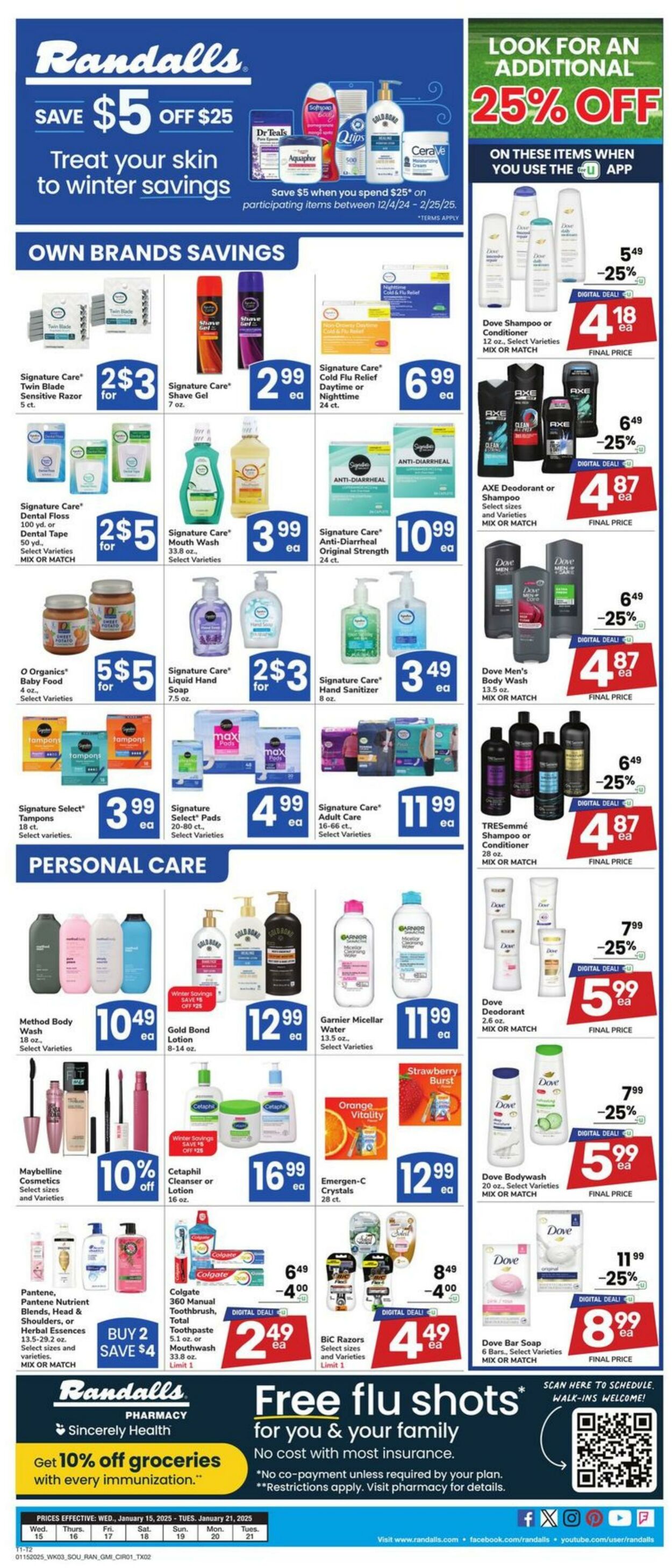 Weekly ad Randalls 01/15/2025 - 01/21/2025